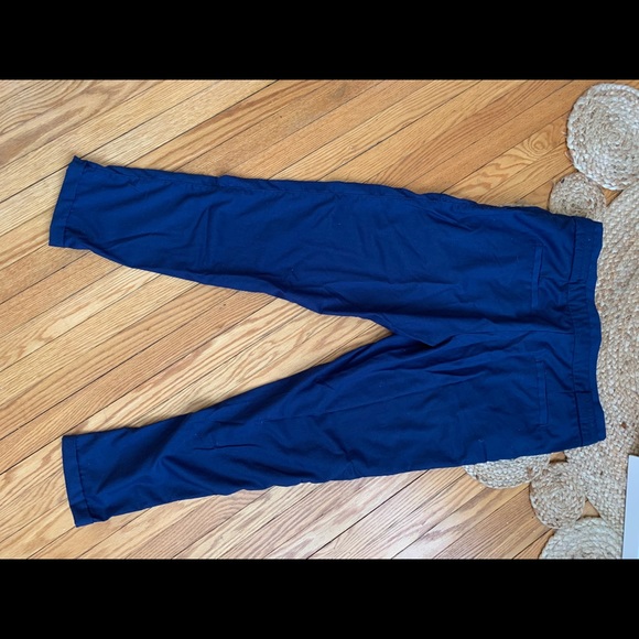 H&M Navy Blue Cropped Dress Pants - Picture 2 of 4